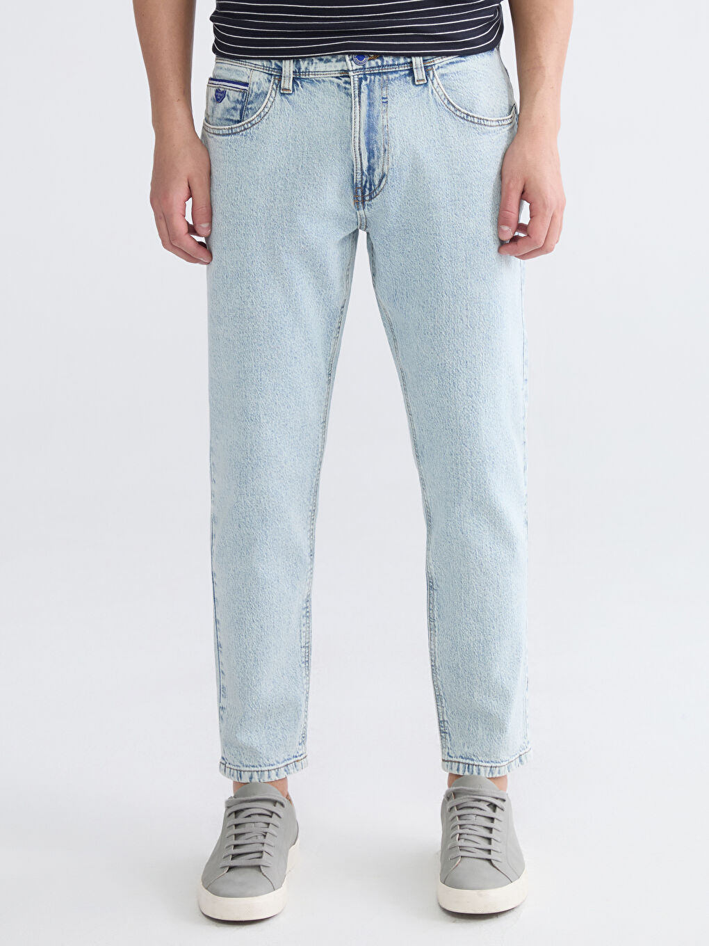 جينز للرجال بقصة جزر 730-1