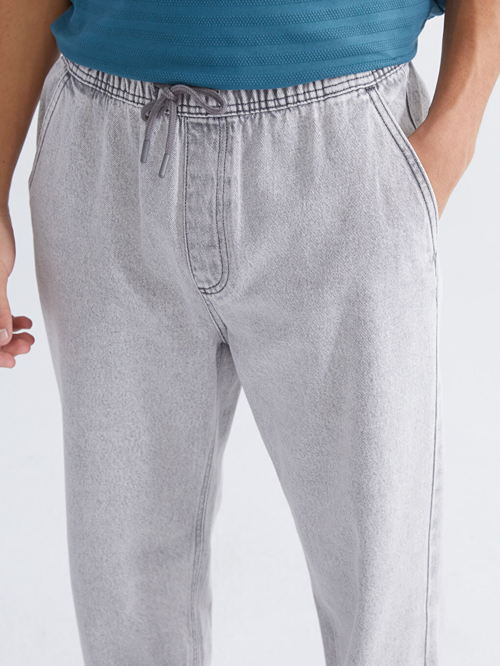 جينز رمادى رجال-2