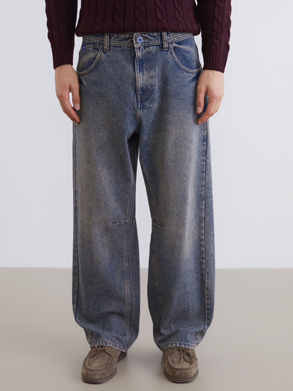 Мешковатые джинсы для мужчин-1