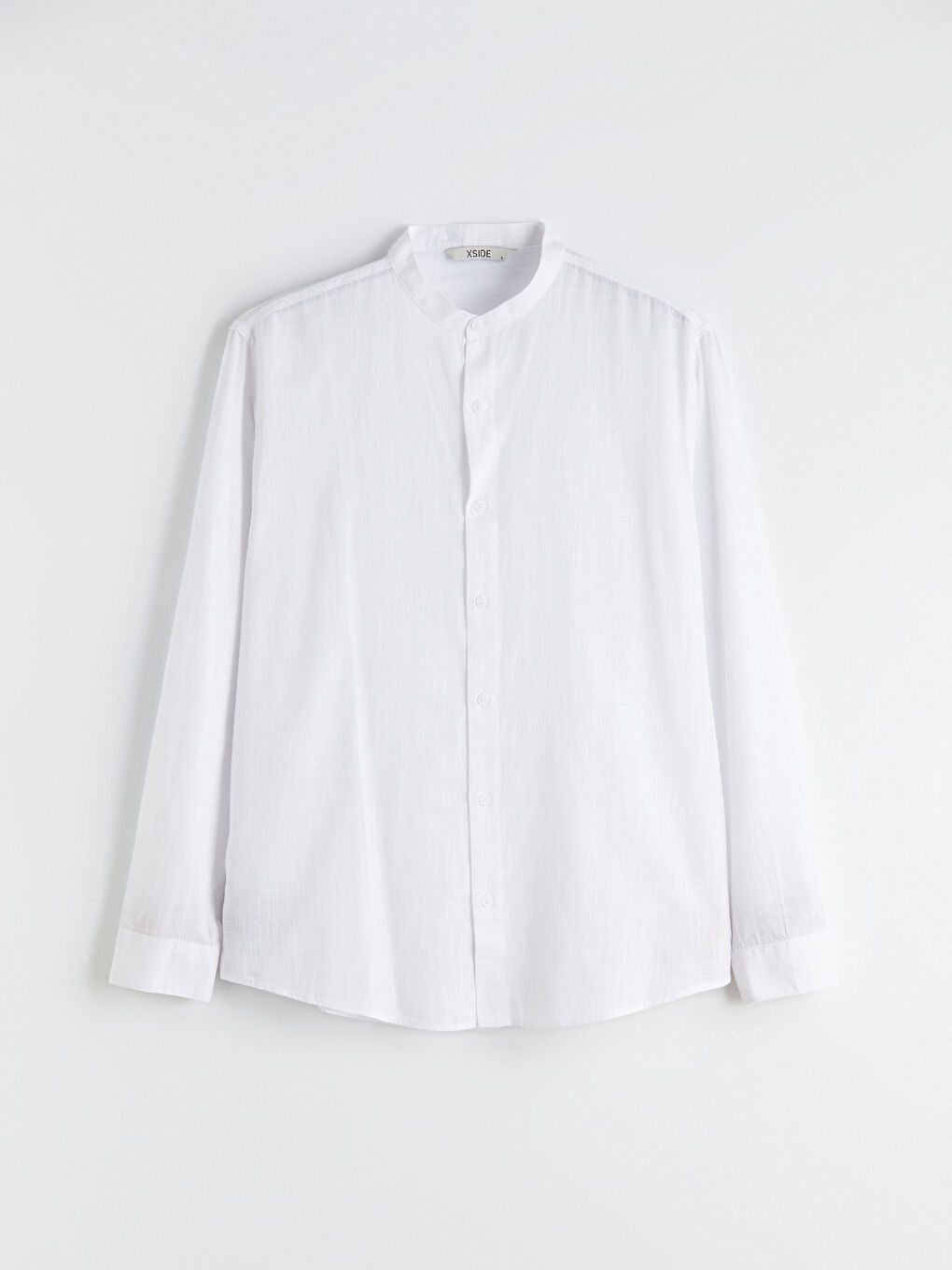 Beyaz Regular Fit Poplin Erkek Gömlek-4