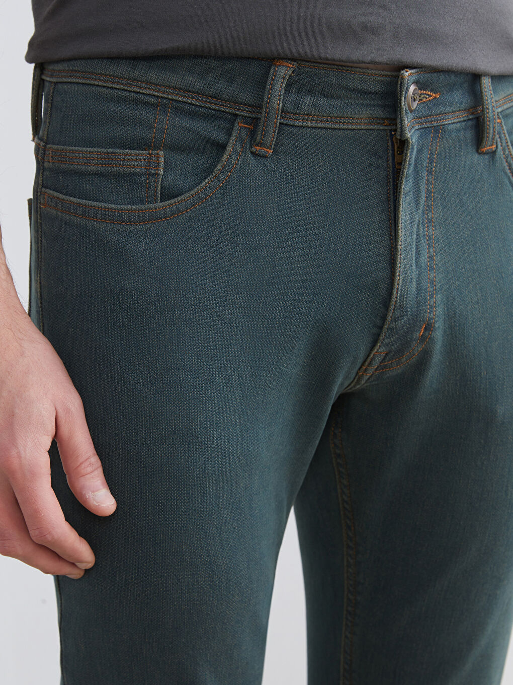 Ерлер жасыл Джинсы шалбар-2