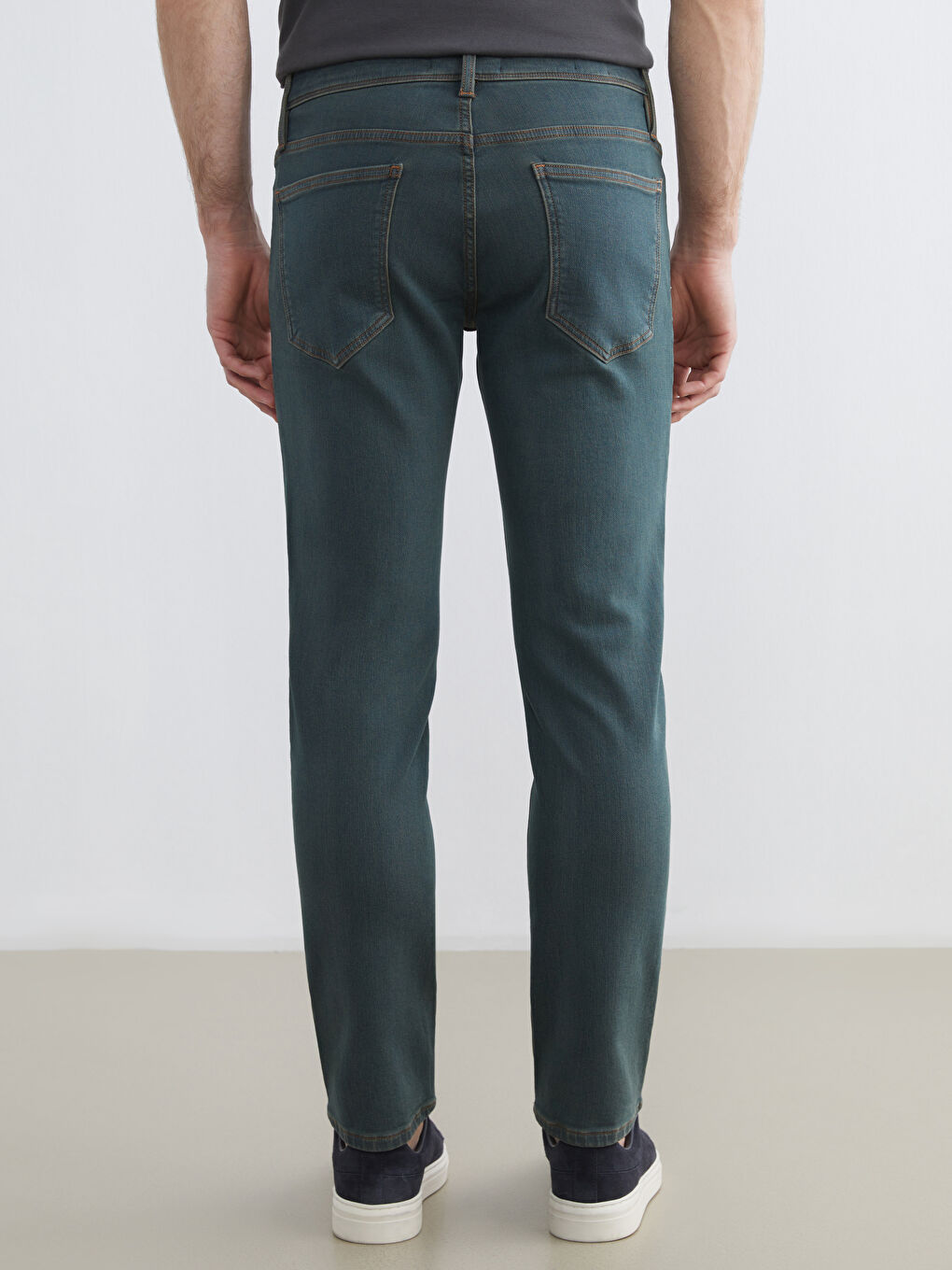 Ерлер жасыл Джинсы шалбар-3