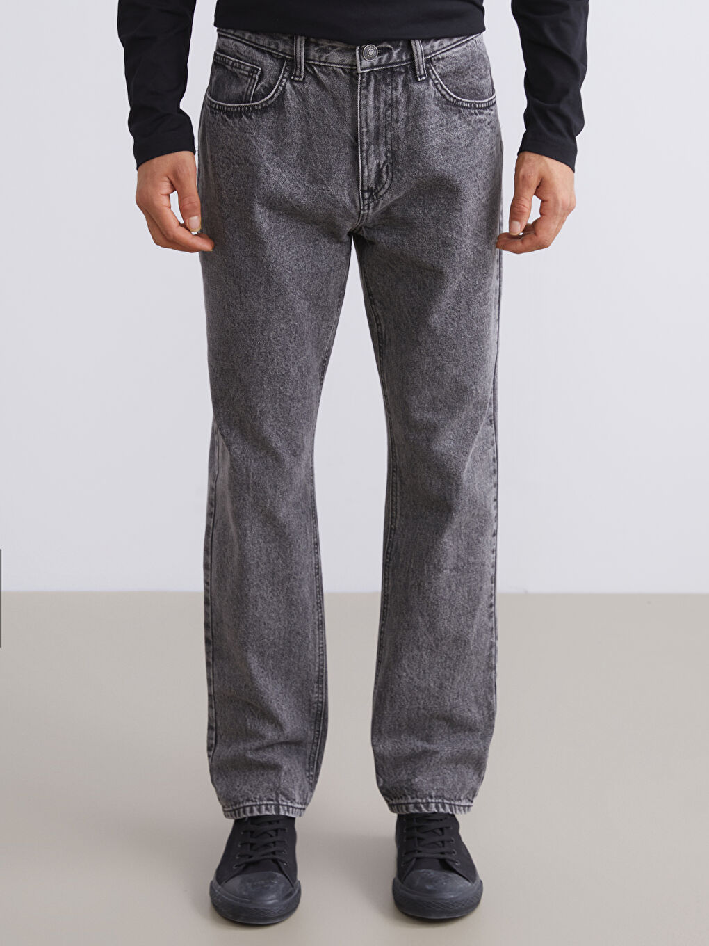 Ерлер антрацит түстес Джинсы шалбар-1