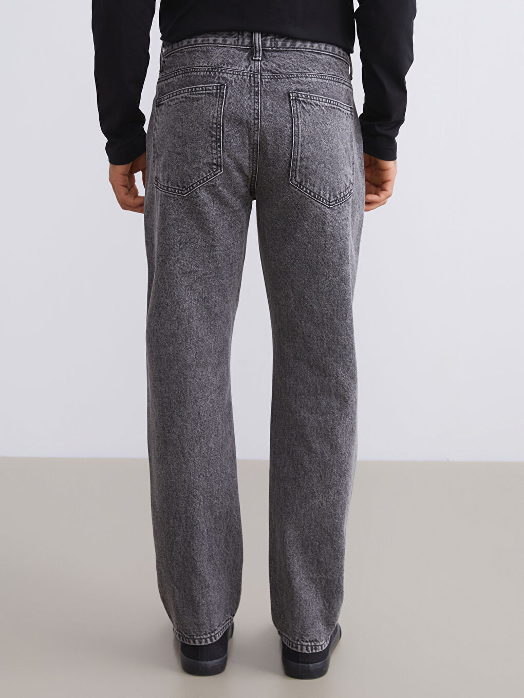 Ерлер антрацит түстес Джинсы шалбар-3