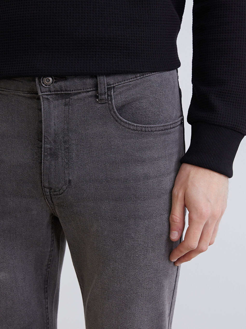 جينز رمادى رجال-2