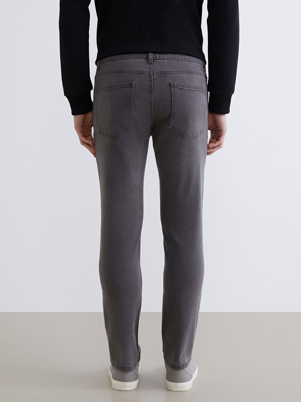 جينز رمادى رجال-3