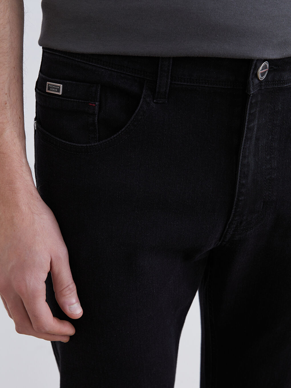 Ерлерге арналған 750 тар пішім джинс шалбар-2