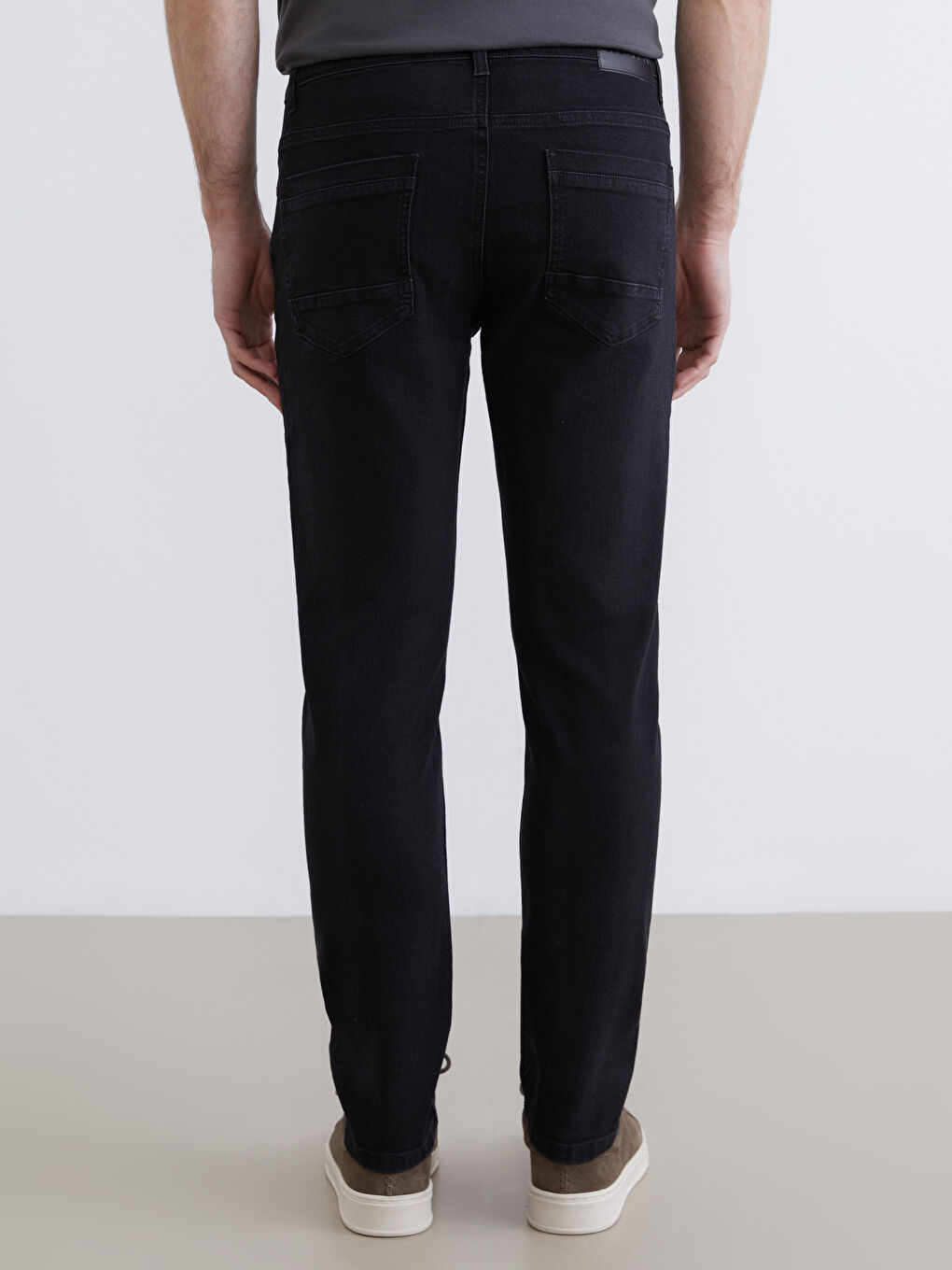 Ерлерге арналған 750 тар пішім джинс шалбар-3