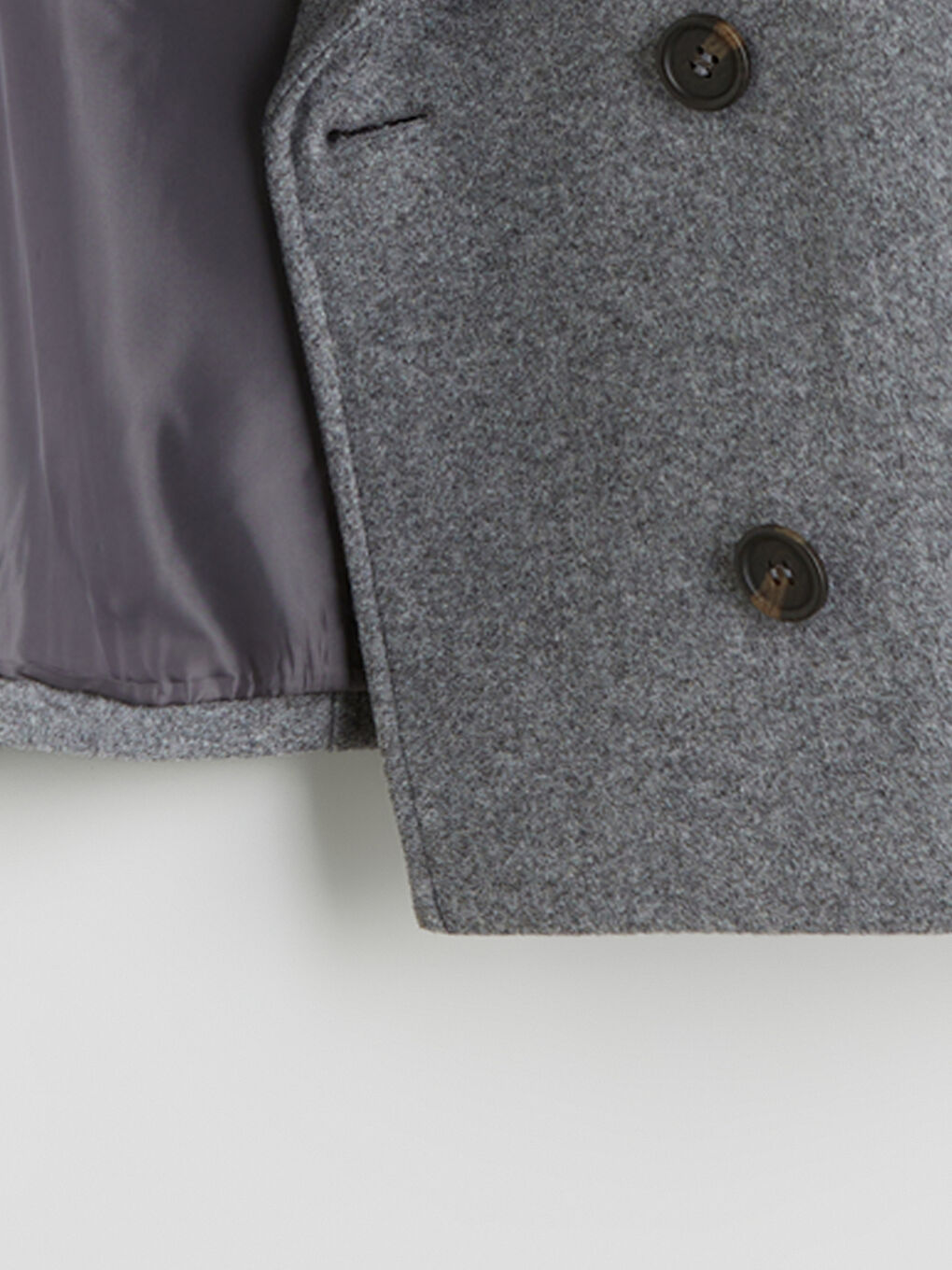 پۆشاکی سەرەوەی پشمی تێکەڵاو خۆڵه‌مێشی ژن-6