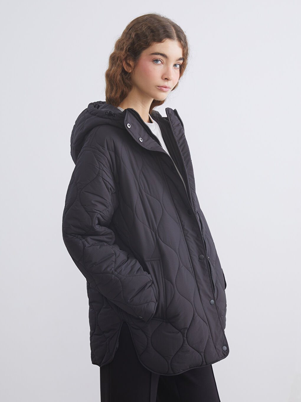 Woman BLACK Puffer Coat