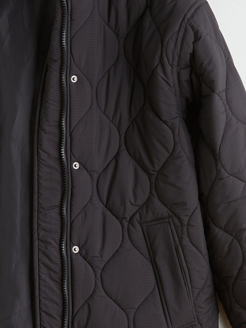 Woman BLACK Puffer Coat-7