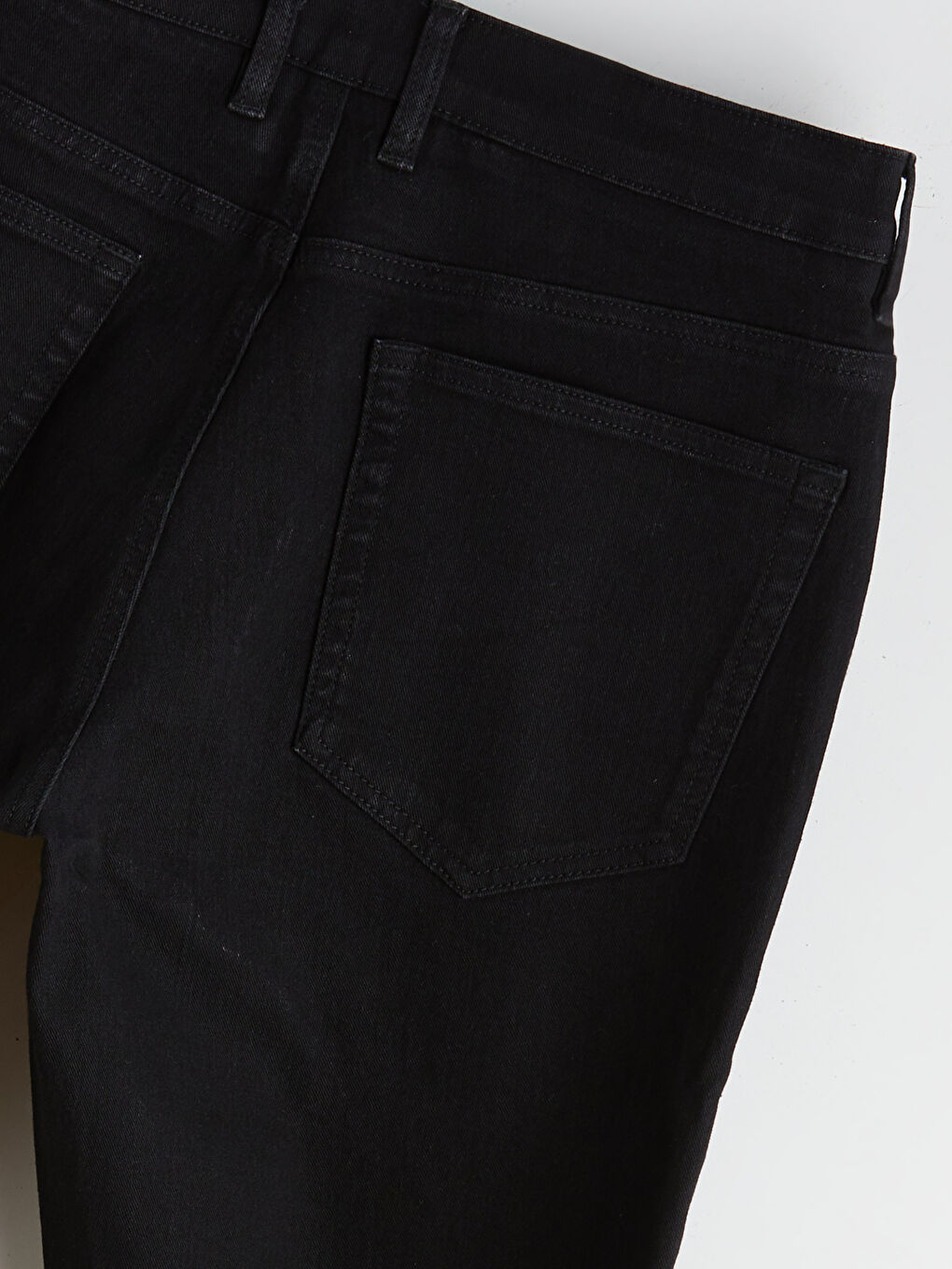 Мужчины Черный Джинсы-5