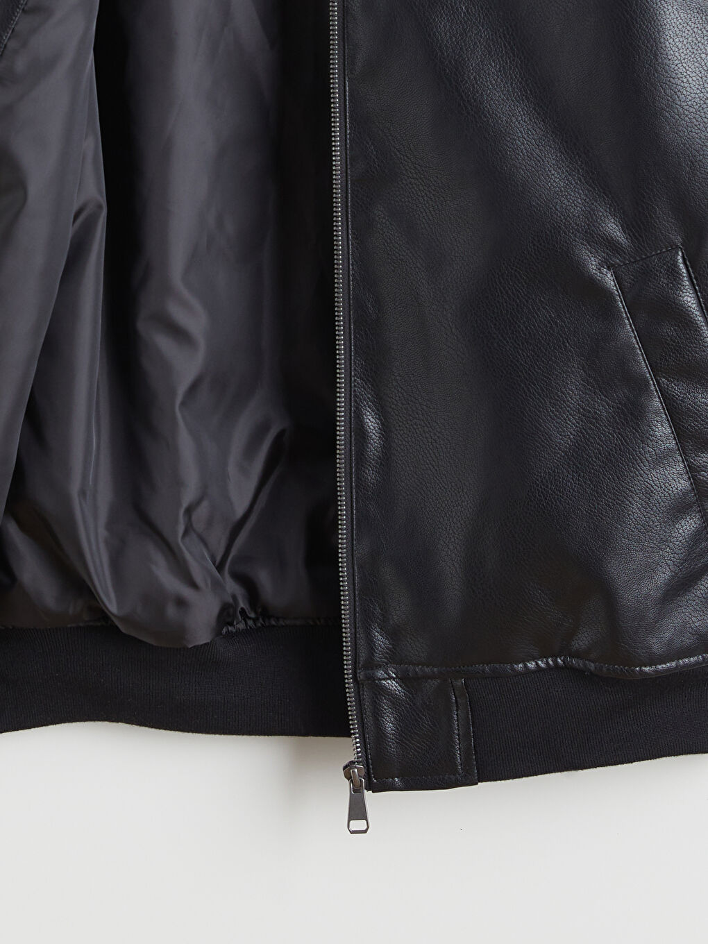 Men's Leather-Look Jacket in a Regular Fit-6