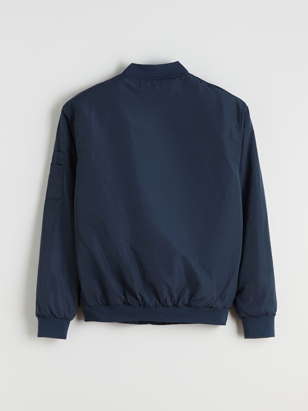 Lacivert Standart Kalıp Kolej Yaka Erkek Mont-6