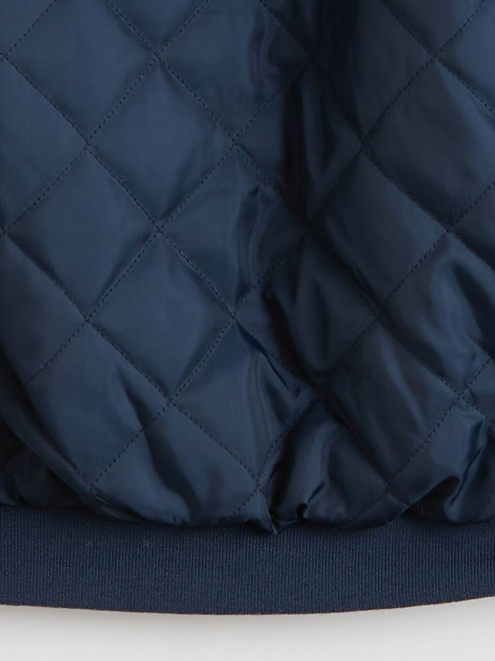 Lacivert Standart Kalıp Kolej Yaka Erkek Mont-7