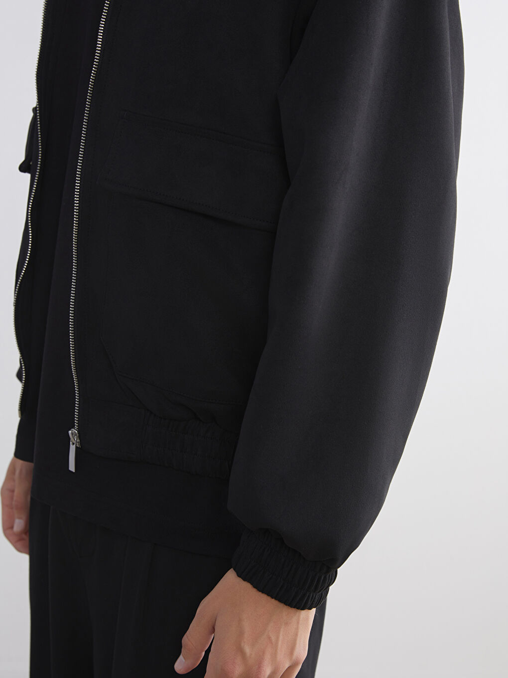 Relaxed Fit Suede Men's Jacket-2