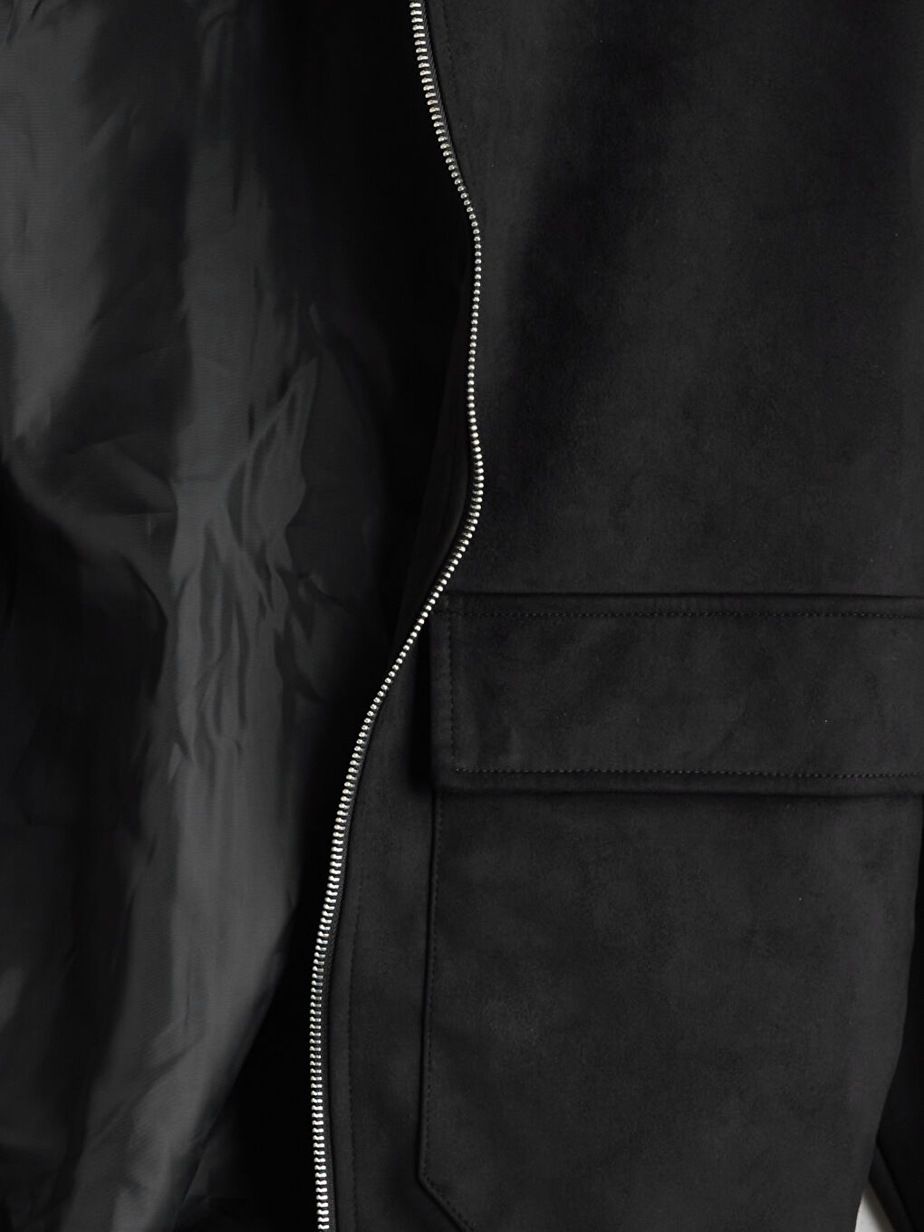 Relaxed Fit Suede Men's Jacket-6