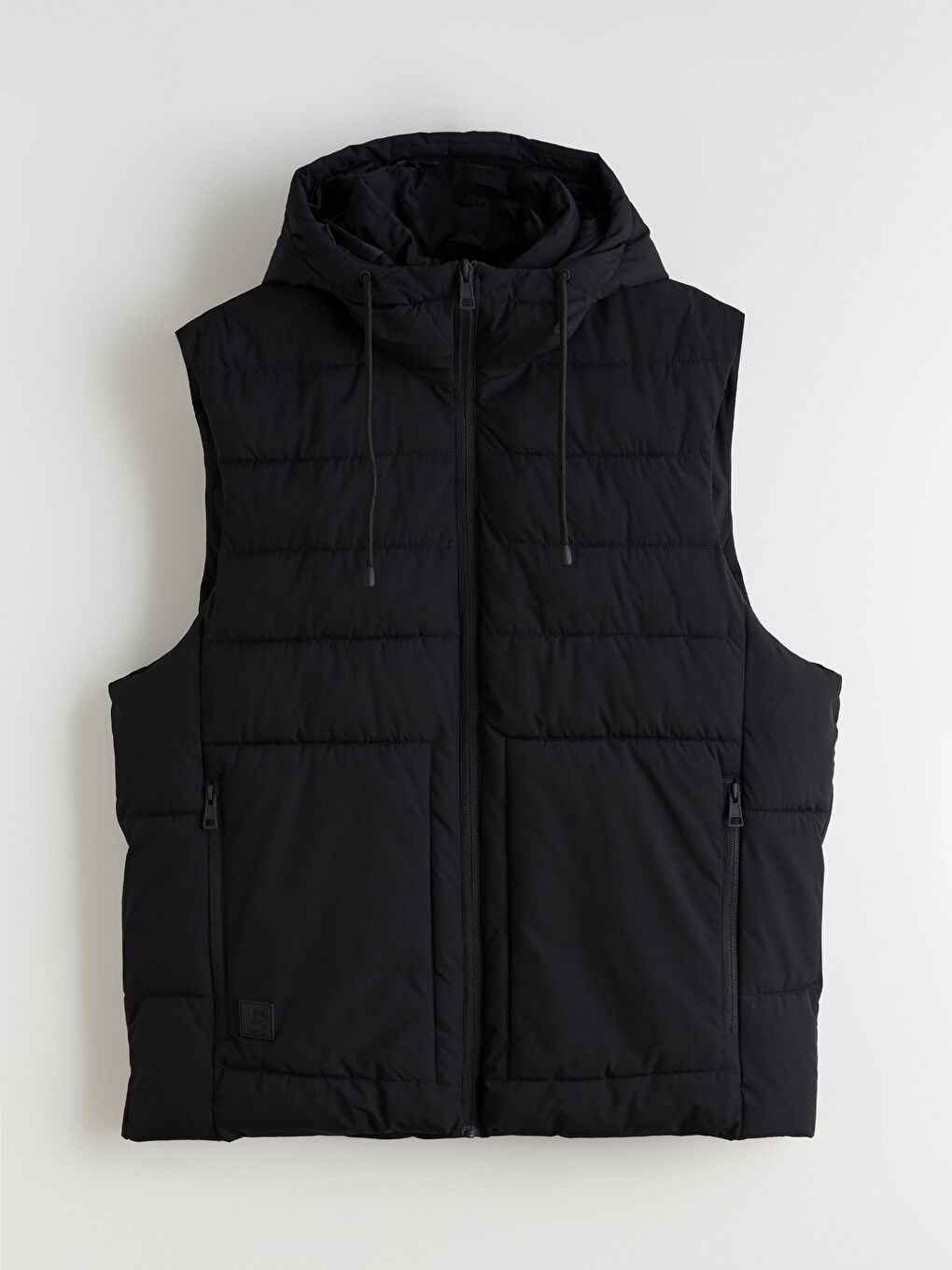 Mann SCHWARZ Steppweste-5