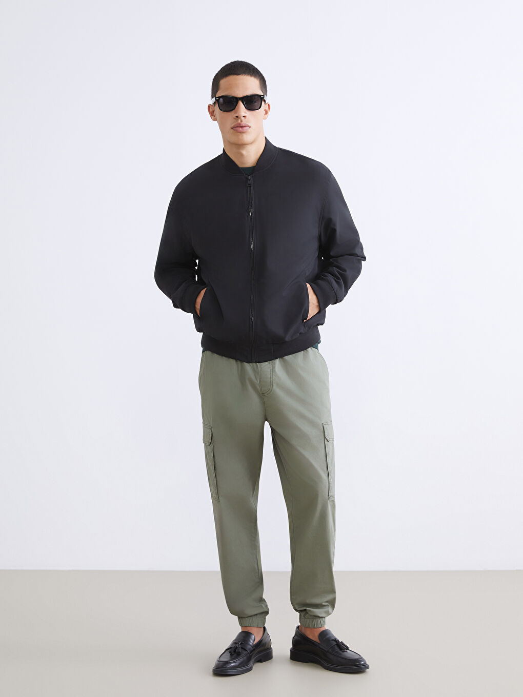 معطف أسود رجل-1