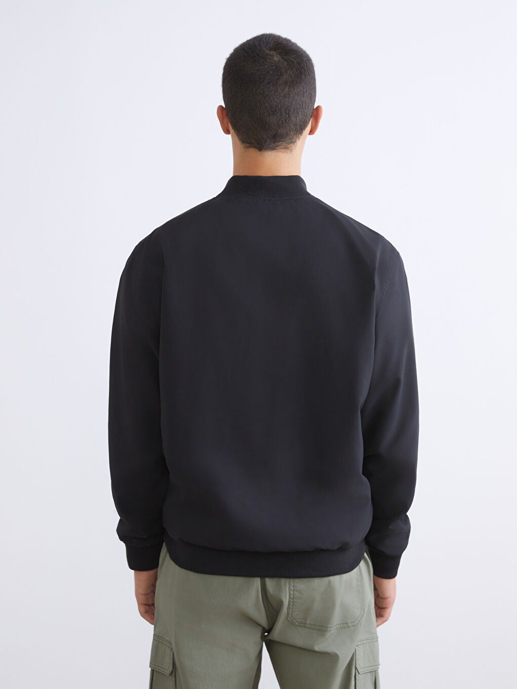 معطف أسود رجل-4