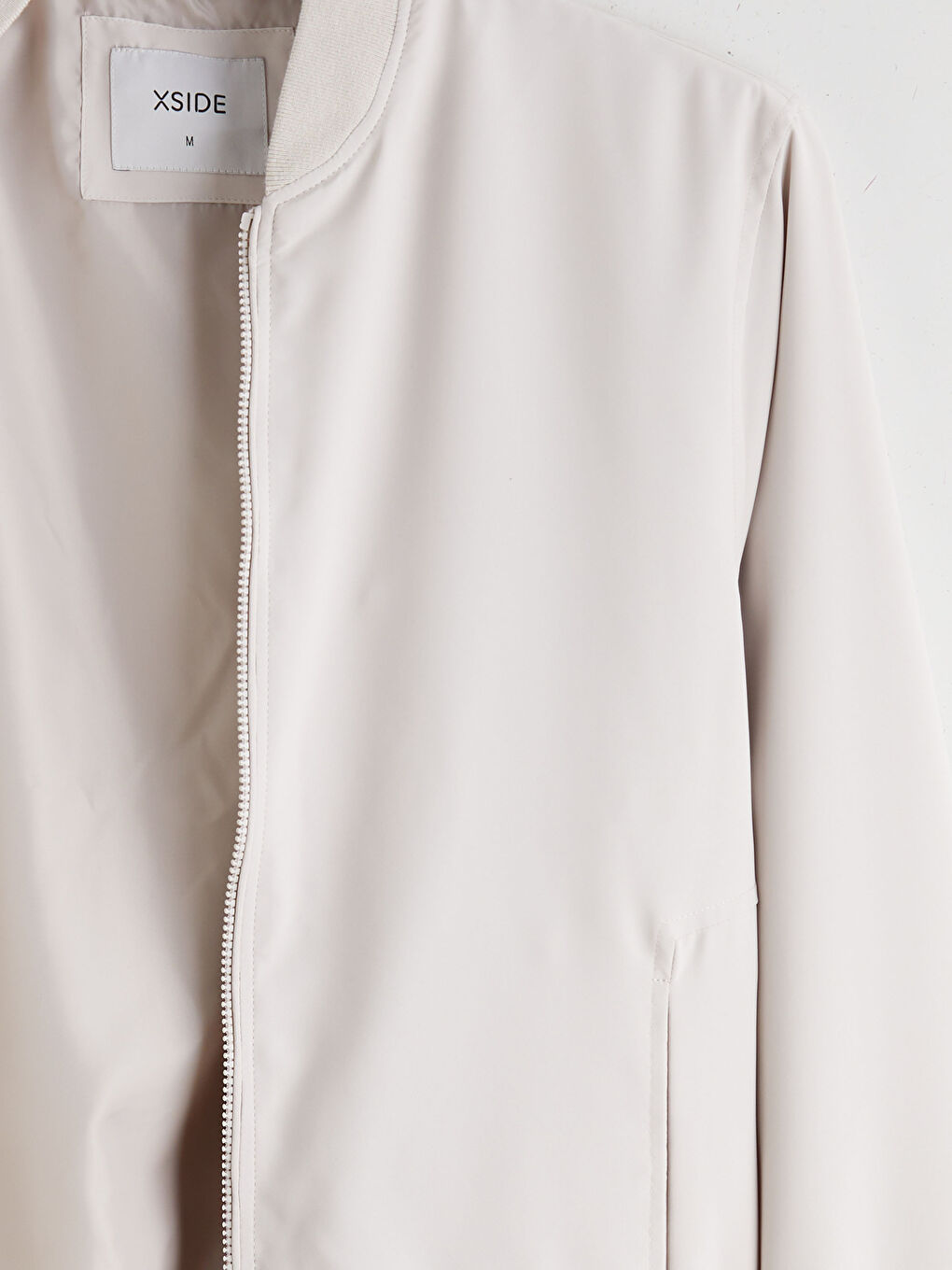 Regular Fit Baseball Collar Men's Jacket-6