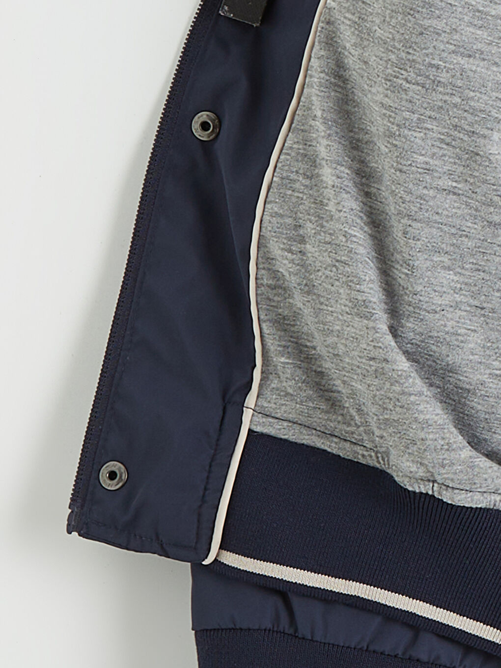 İndigo Standart Kalıp Dik Yaka Erkek Mont-6