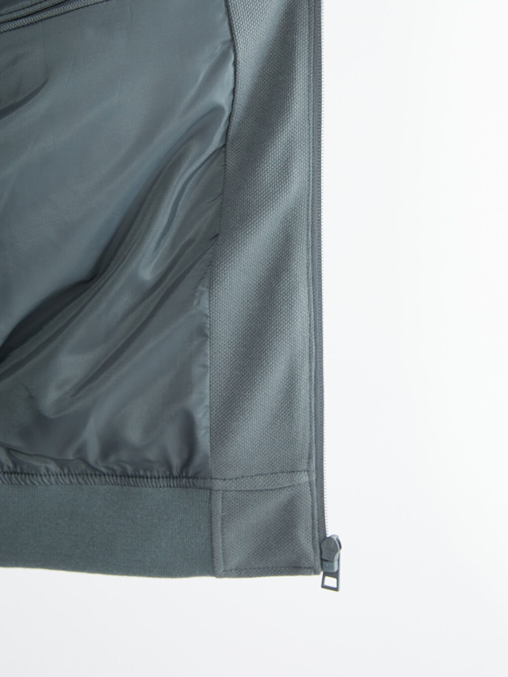 Yeşil Standart Kalıp Kolej Yaka Erkek Mont-3