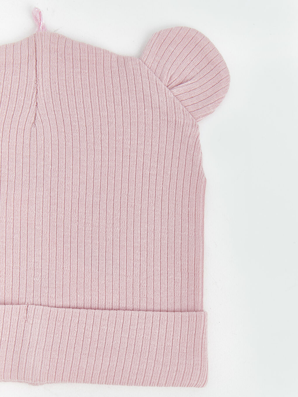 Mavi Kulak Detaylı Erkek Bebek Bere 2'li-4