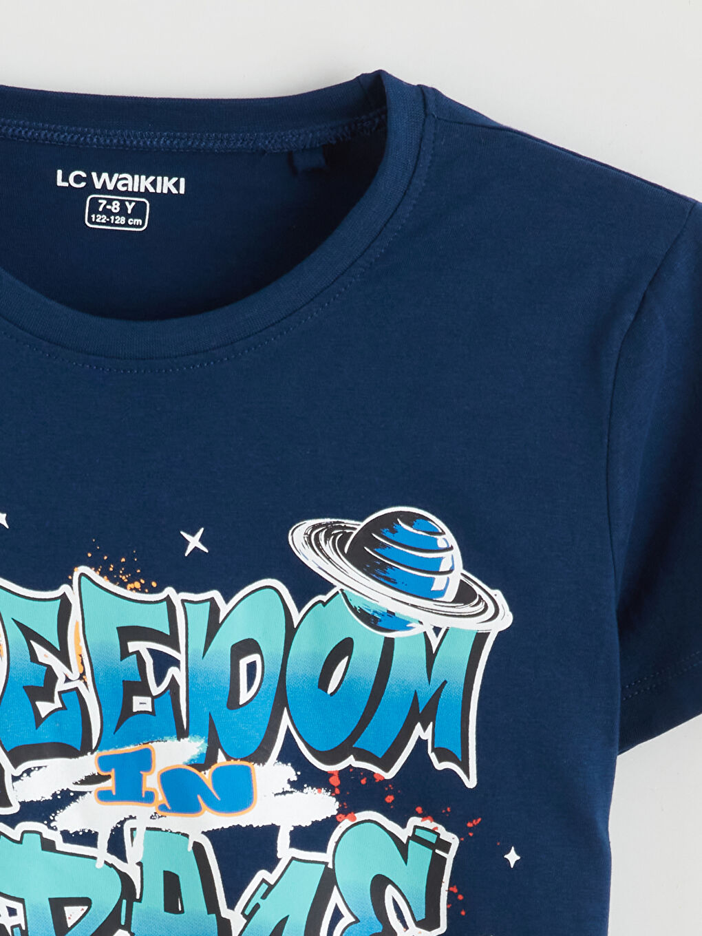 Lacivert Baskılı Erkek Çocuk Pijama Takım-2