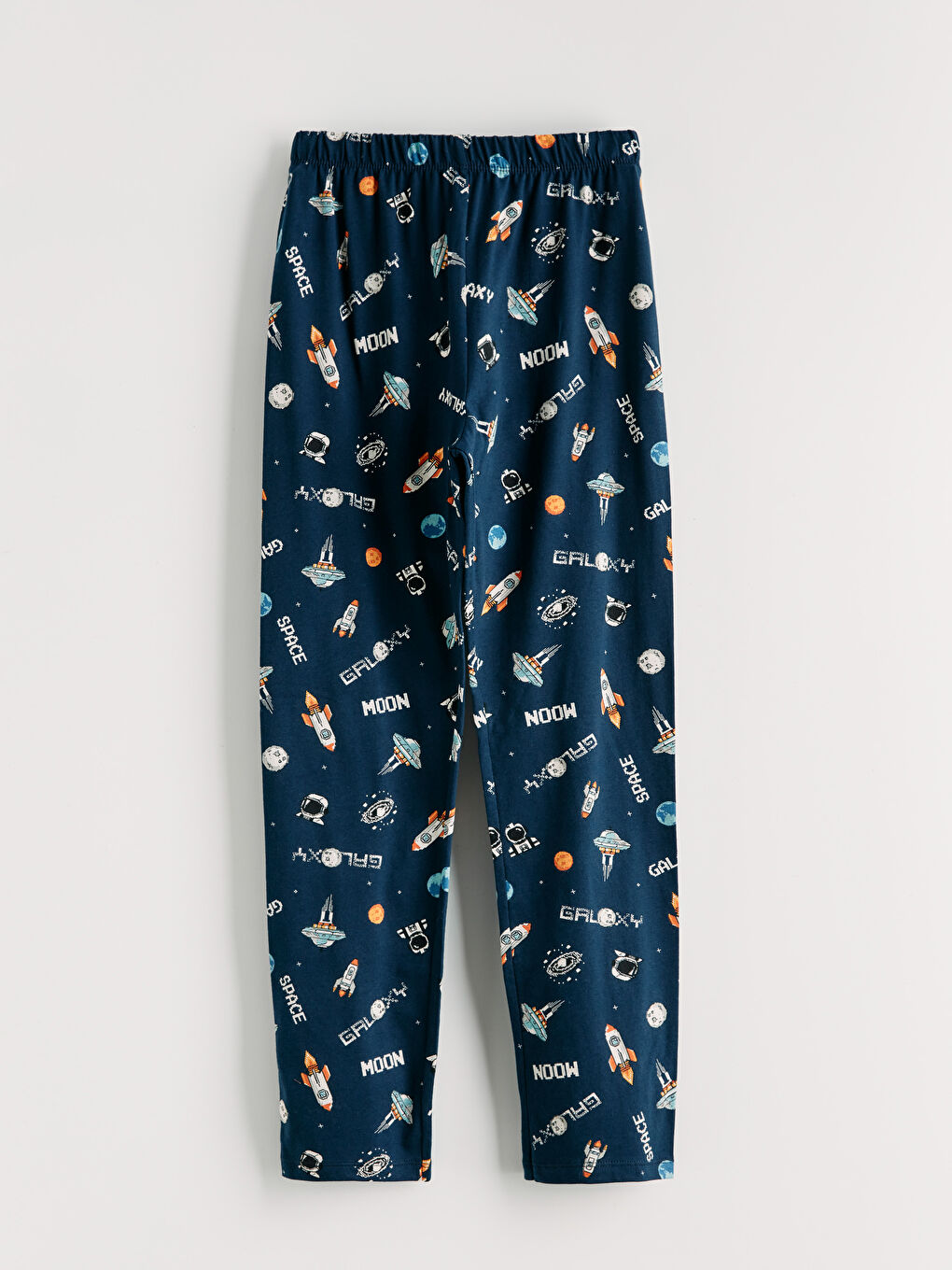 Lacivert Gömlek Yaka Desenli Erkek Çocuk Pijama Takımı-5