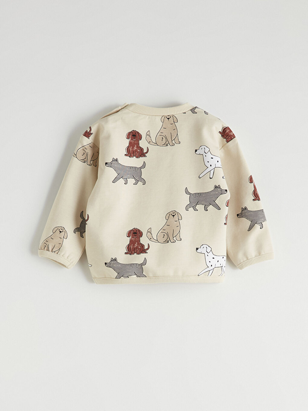 Bej Desenli Erkek Bebek Takım-4