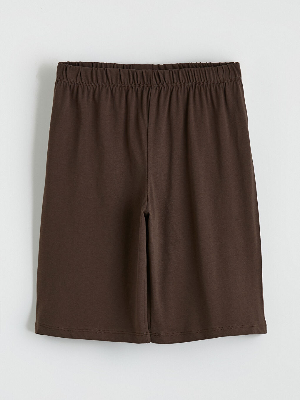 Kahverengi Beli Lastikli Erkek Çocuk Pijama Şort