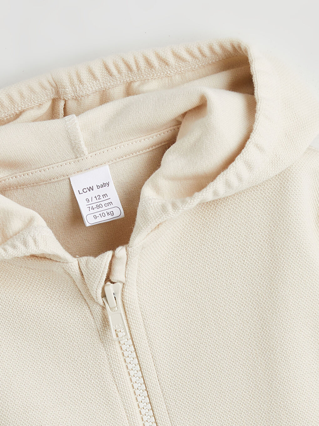 Bej Çizgili Erkek Bebek Hırka Tişört Pantolon Takım -2