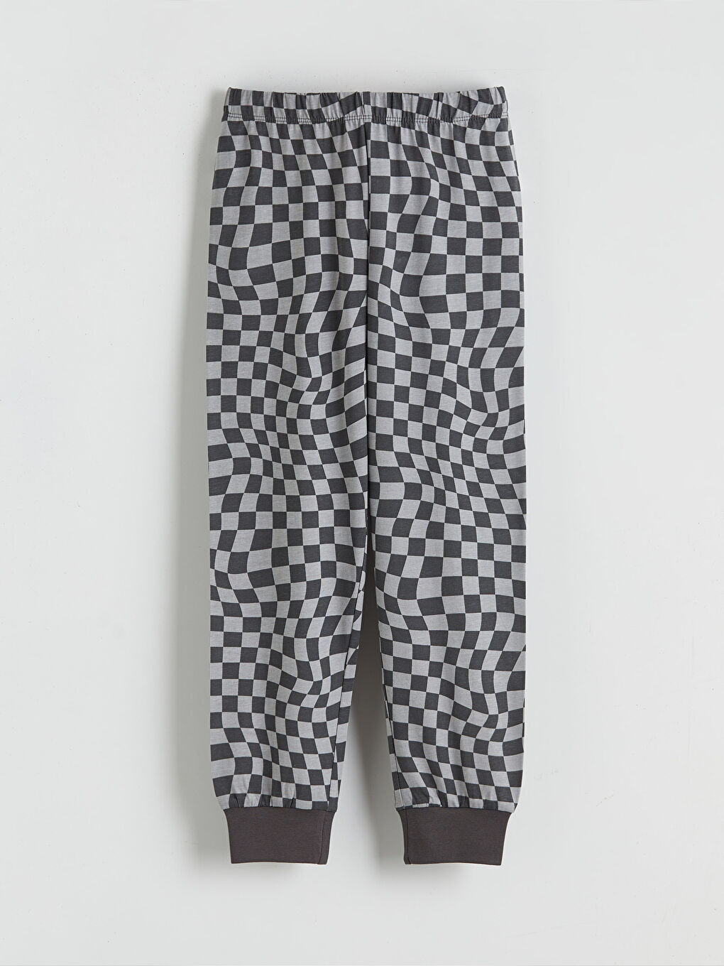 Ekru Bisiklet Yaka Baskılı Erkek Çocuk Pijama Takımı-3