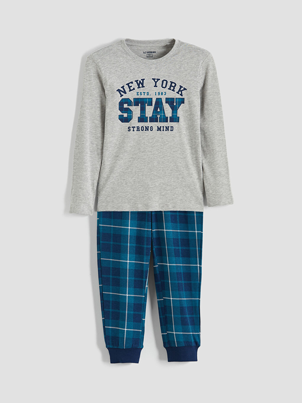 New York Printed Boys' Pyjamas Set