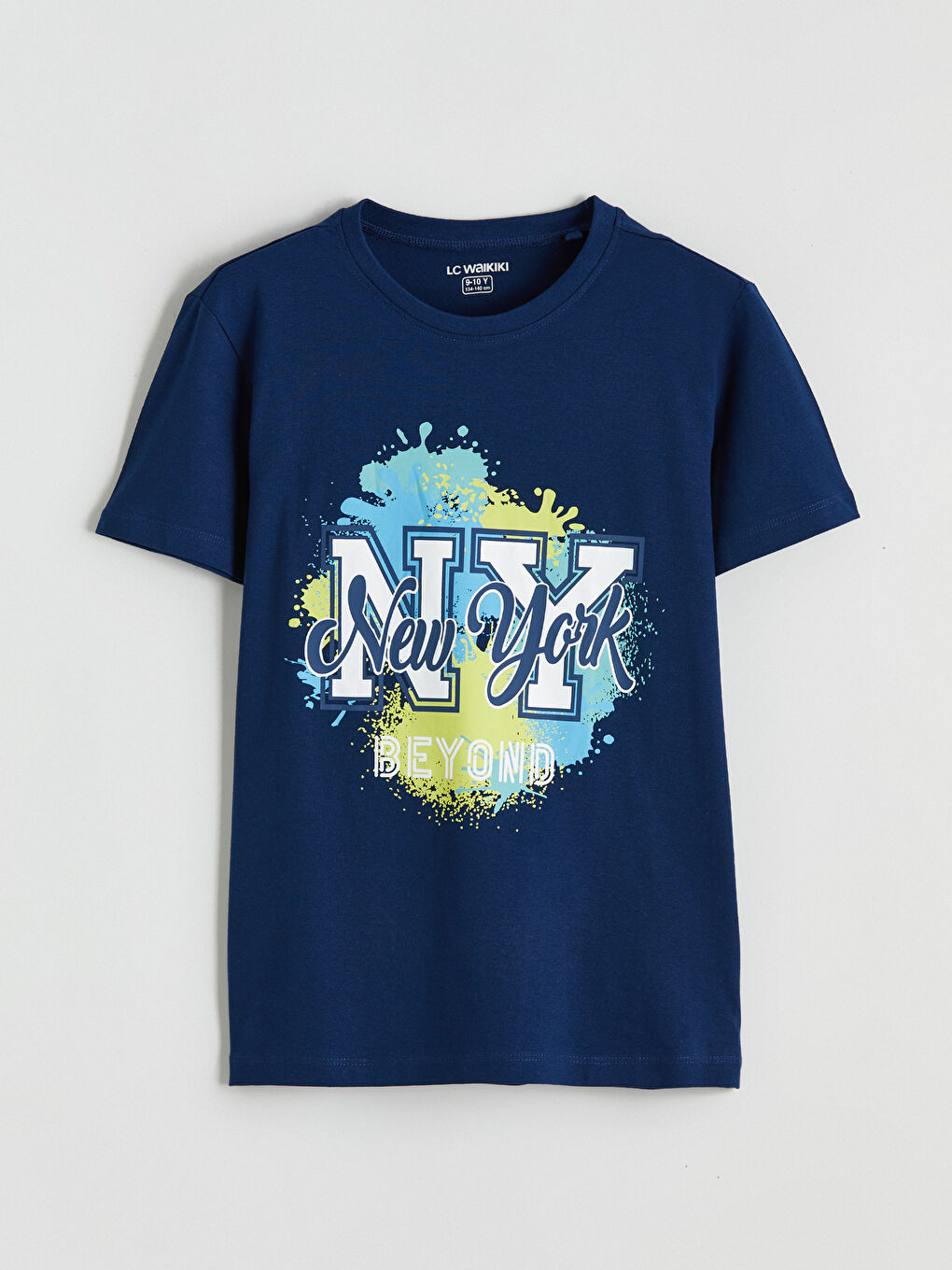 Lacivert New York Baskılı Erkek Çocuk Pijama Takımı-1