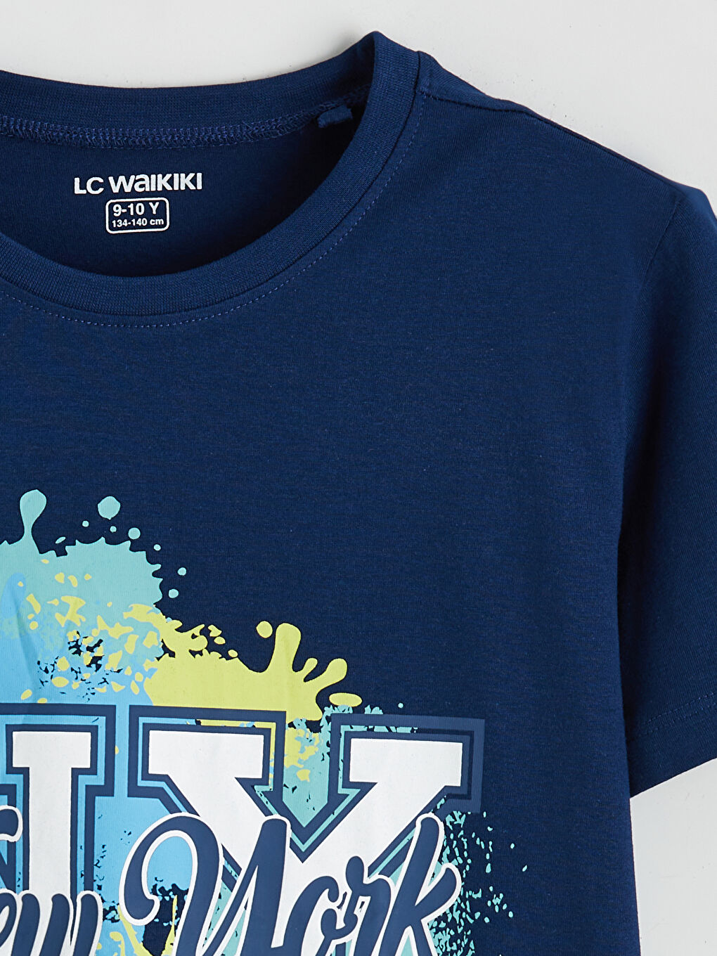 Lacivert New York Baskılı Erkek Çocuk Pijama Takımı-2