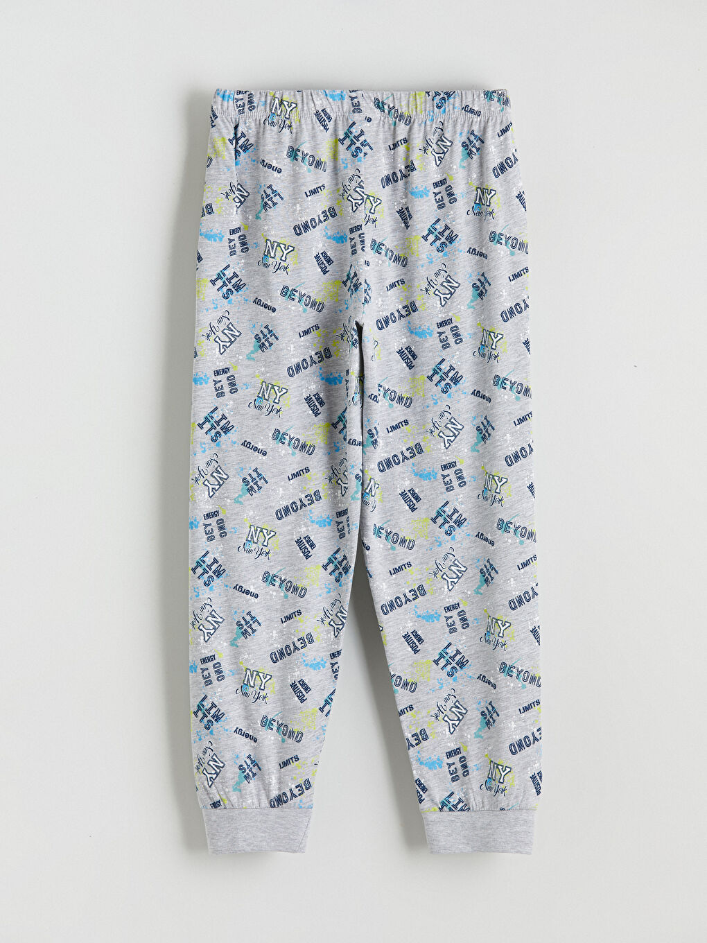 Lacivert New York Baskılı Erkek Çocuk Pijama Takımı-6