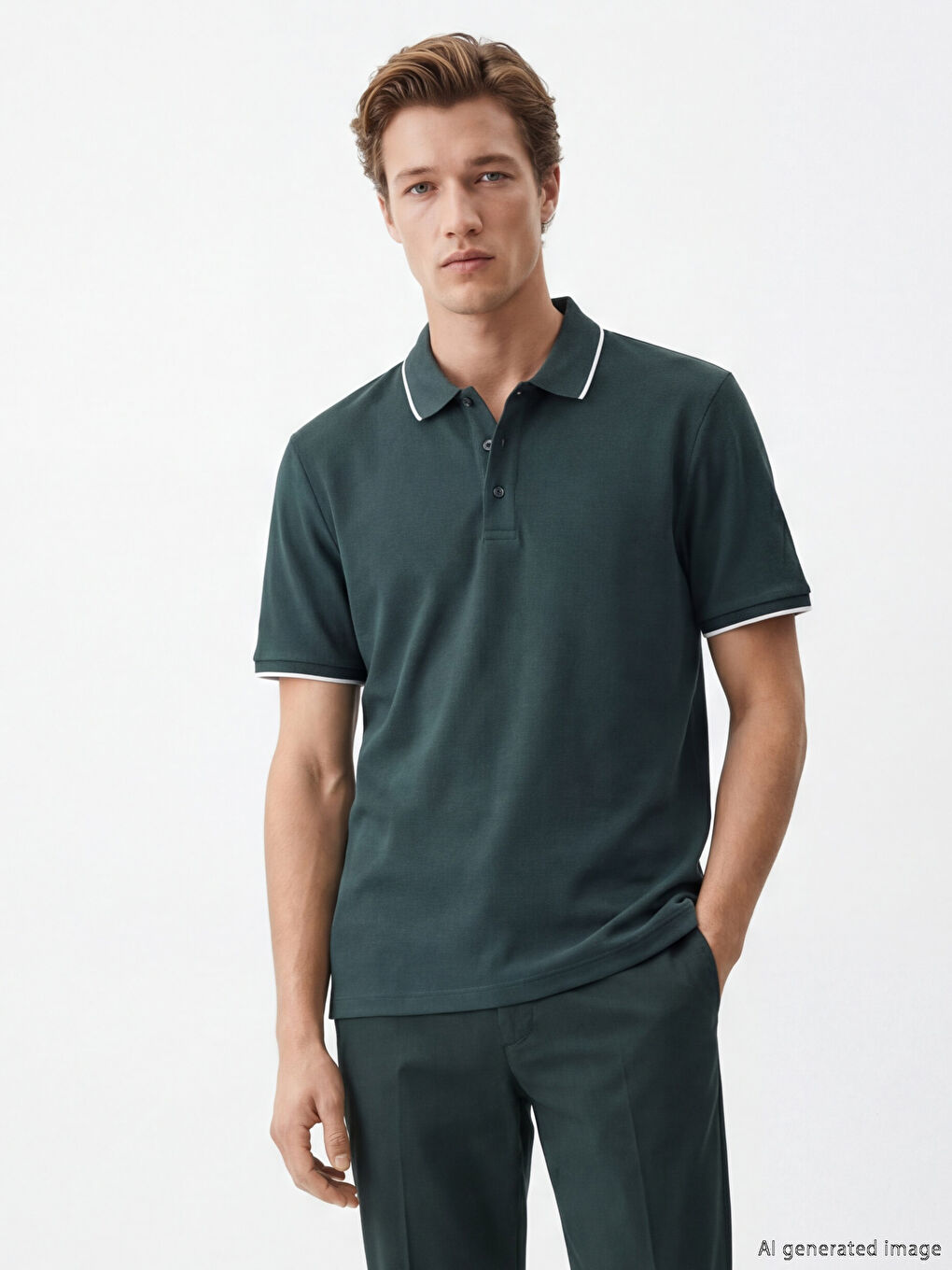 Men's Polo Neck T-Shirt