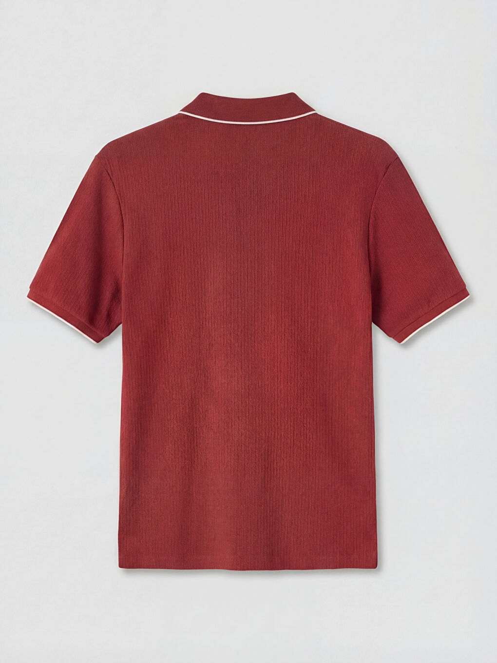 Kırmızı Polo Yaka Erkek Tişört-1