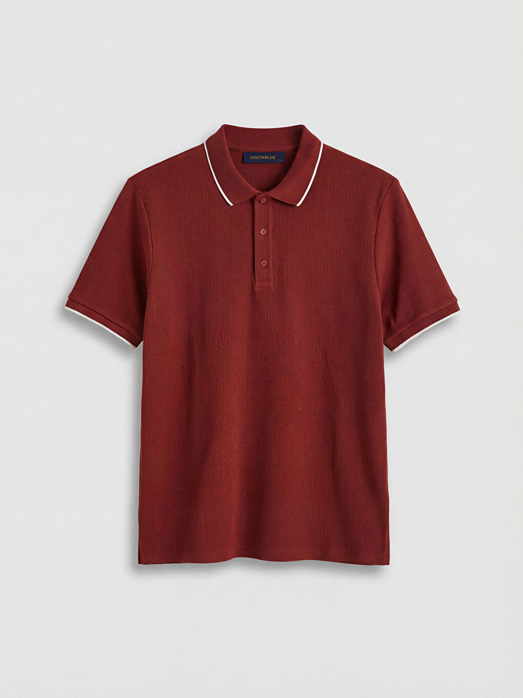 Kahverengi Polo Yaka Erkek Tişört-4