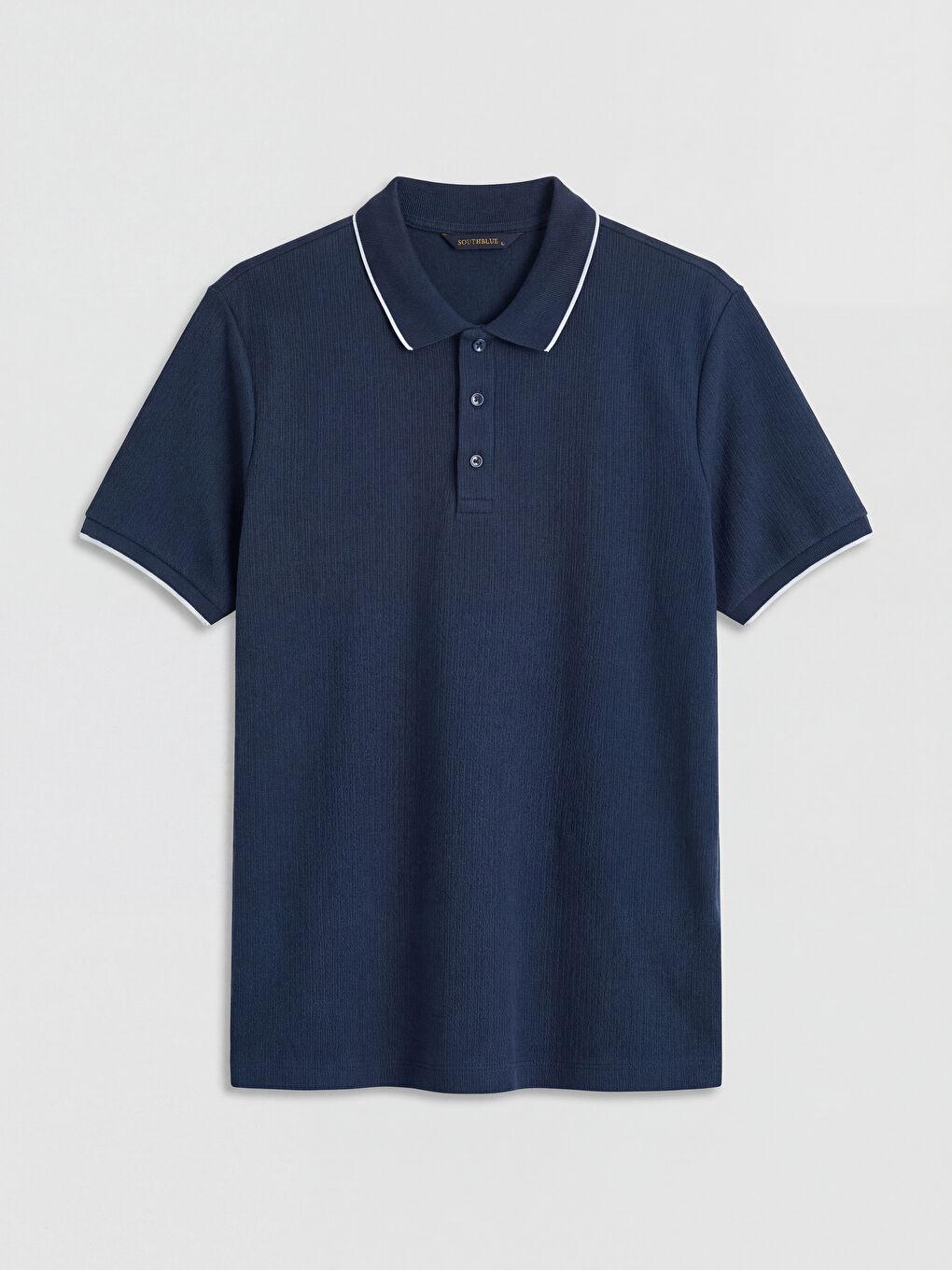 Lacivert Polo Yaka Erkek Tişört