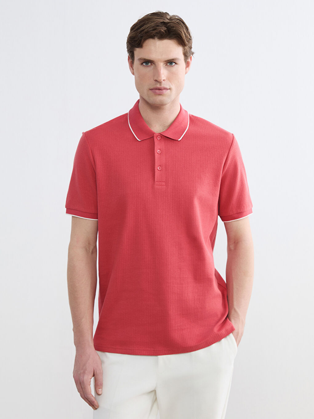 Άνδρας ΚΟΚΚΙΝΟ Μπλουζάκι