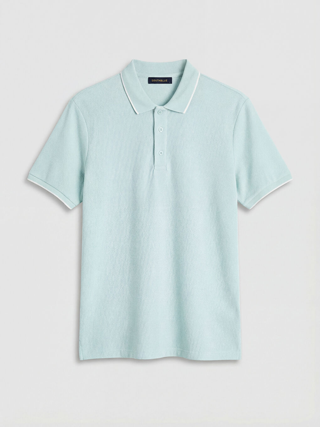 Mavi Polo Yaka Erkek Tişört