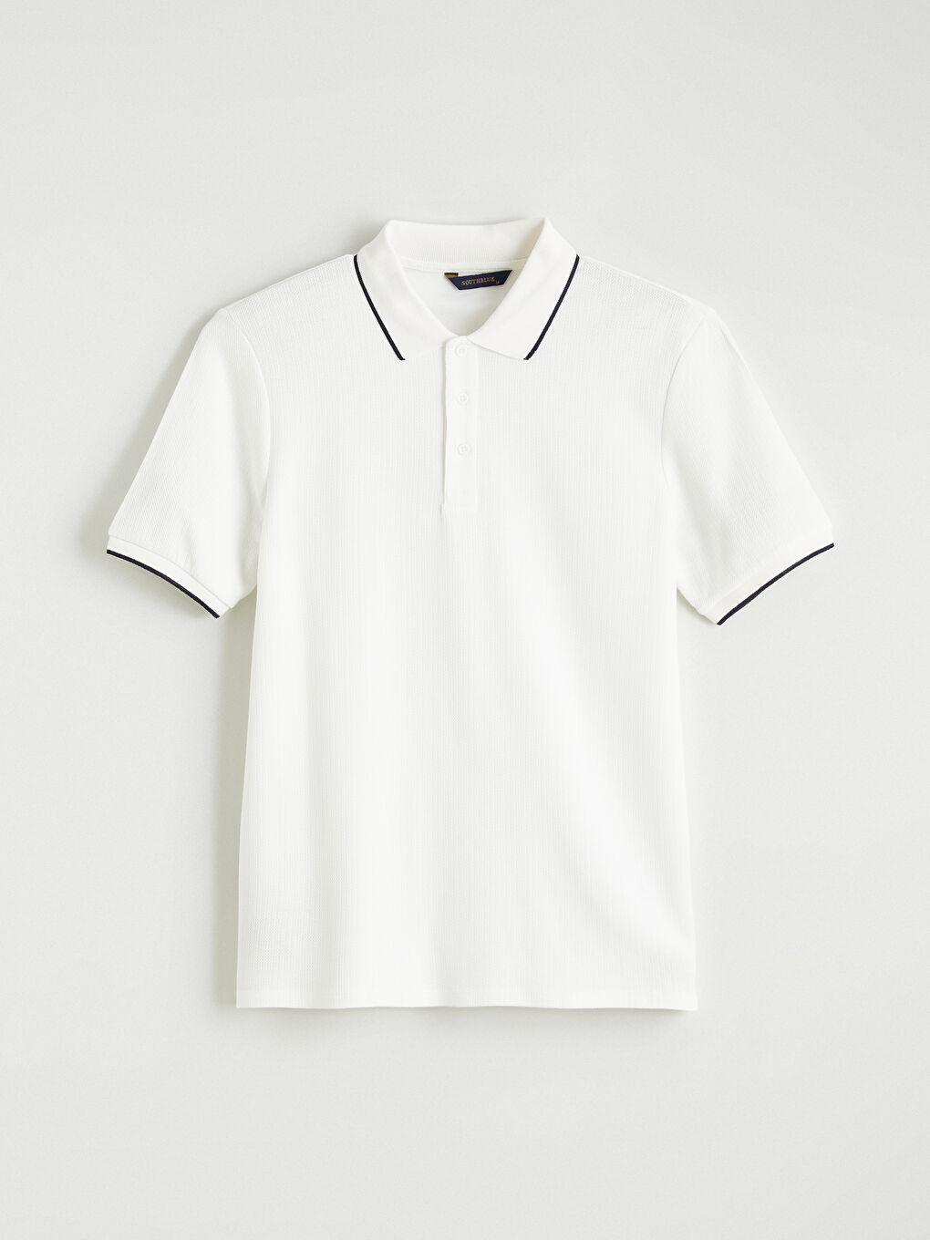 Ekru Polo Yaka Erkek Tişört-6