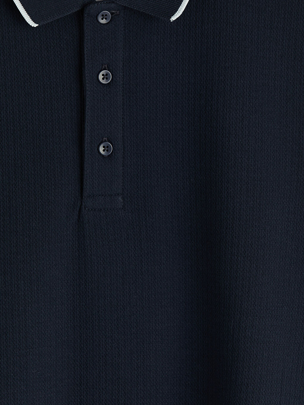 Lacivert Polo Yaka Erkek Tişört-2