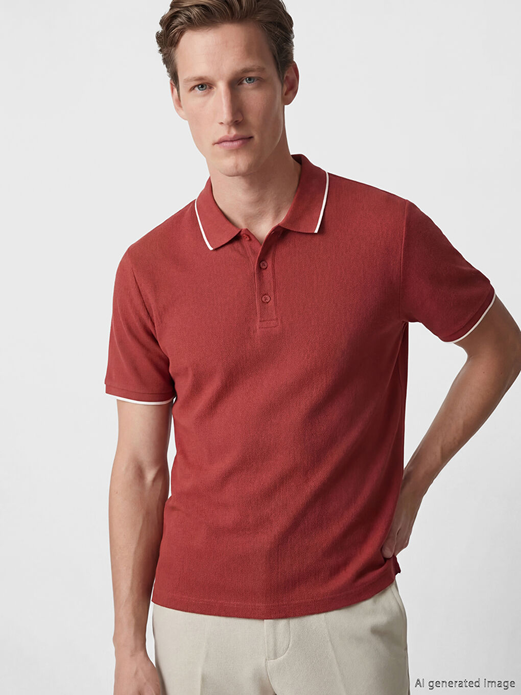 Polo Collar Men's T-Shirt
