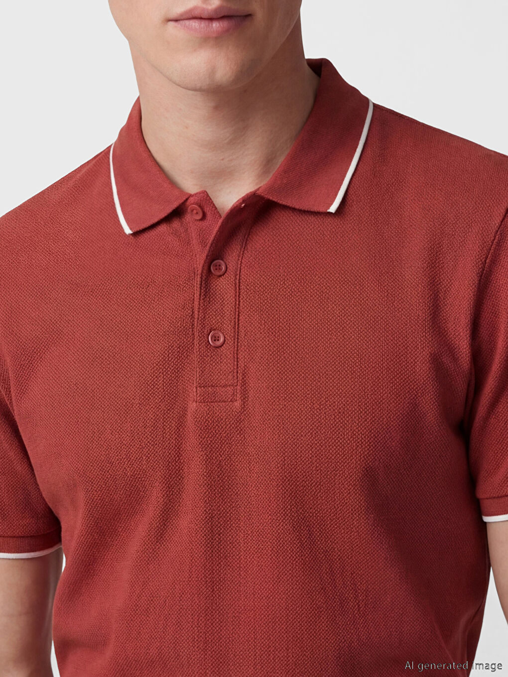 Polo Collar Men's T-Shirt-2