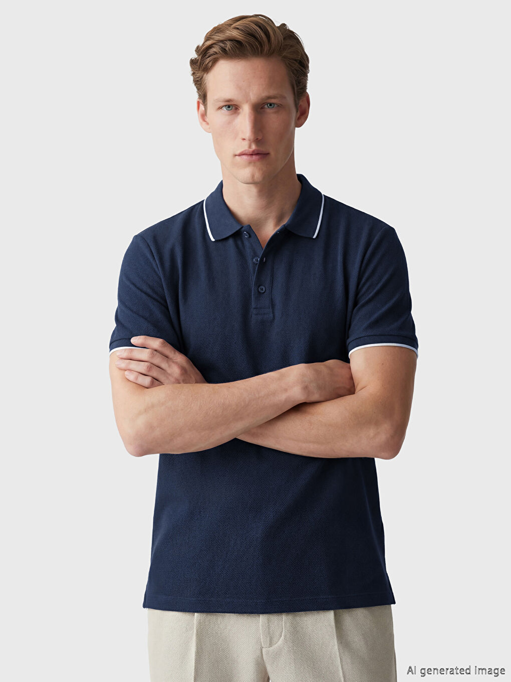 Polo Collar Men's T-Shirt