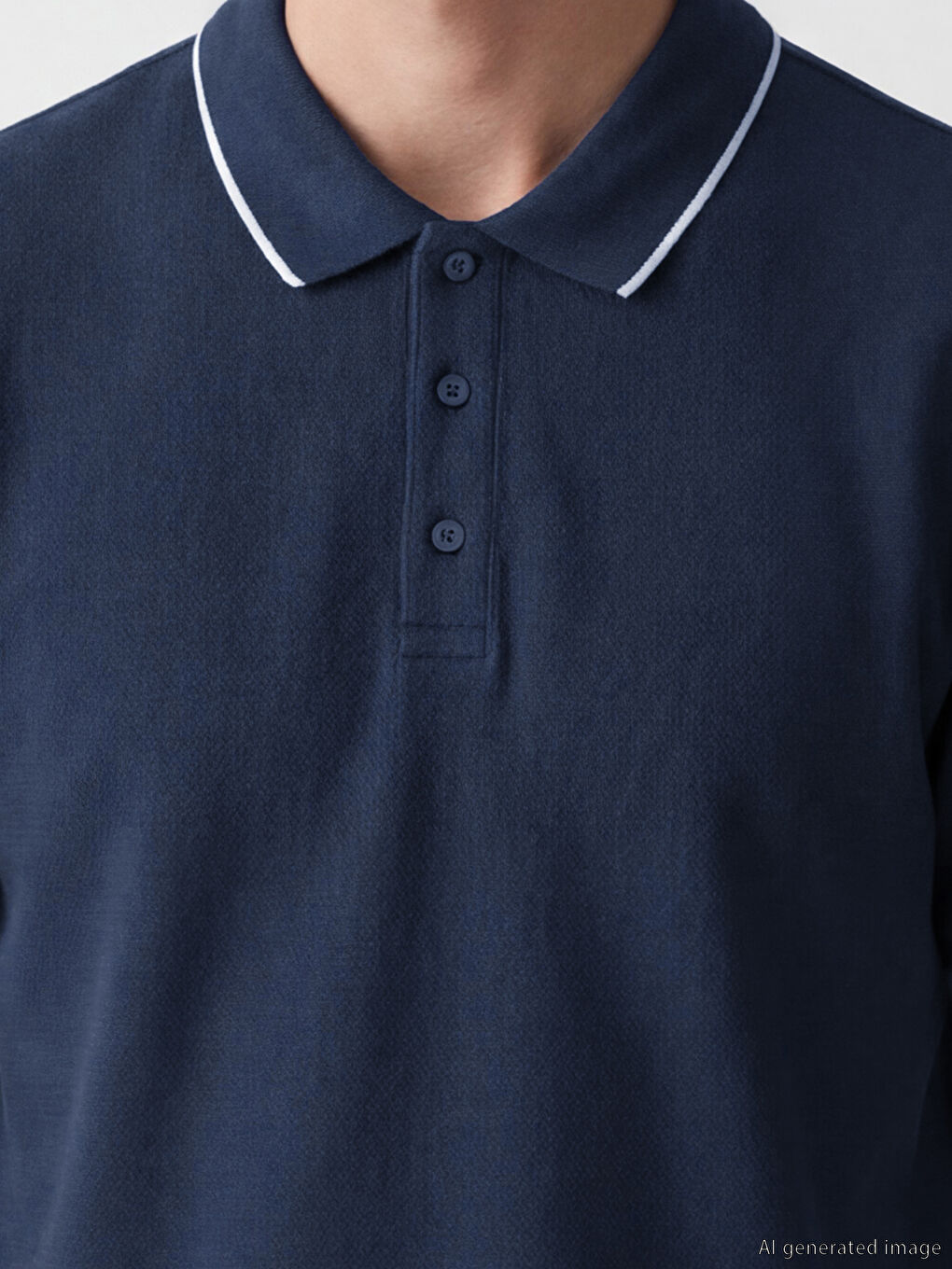 Polo Collar Men's T-Shirt-2